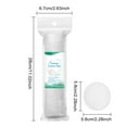 100Count Cotton Rounds Natural Makeup Remover Pads for Face