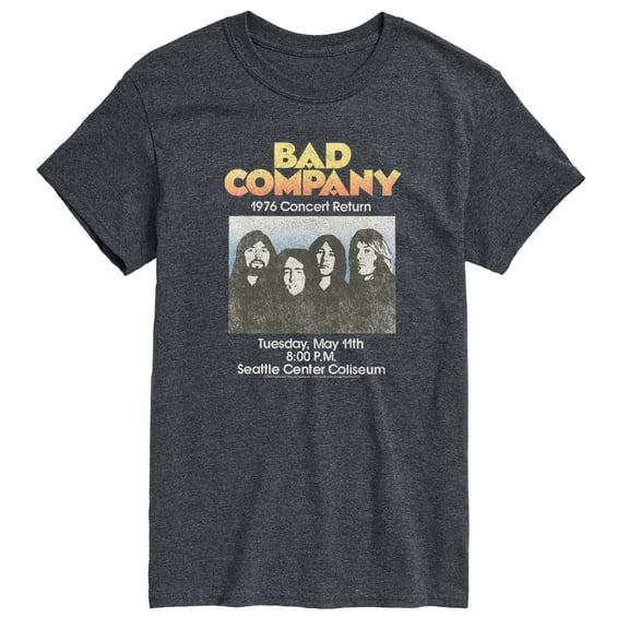 Bad Company - Seattle Center - Men's Short Sleeve Graphic T-Shirt