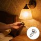 thumbnail image 3 of Perillas de Encendido de Lámpara On/Off 6 Pcs - Interruptores de Enroscar para Lámparas de Metal, Reemplazo de Perilla de Socket de Lámpara de Piso y Mesa, Plata, 3 of 6