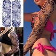thumbnail image 3 of (Brazo 2 5) 2 Pegatinas Tatuaje Semipermanentes Serie Animal 155*460 Pegatinas Tatuaje Corporal (B), 3 of 9