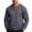 Gray, variant on Mens Shirts, Long Sleeve Henley Shirts for Men Waffle Knit 3-Button Color Block Tees Lightweight Elbow Patches Fall Tops with Pocket