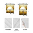 thumbnail image 5 of Sunflower Flowers Swag Curtains for Living Room/Bedroom Windows, Summer Watercolor Floral Field Kitchen Curtains and Valances Set 36 Inch Length, Light Filtering Swags Valance Curtain Panels, 5 of 5