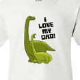 thumbnail image 4 of Inktastic I Love my Dad with Baby and Daddy Brontosauruses Youth T-Shirt, 4 of 5