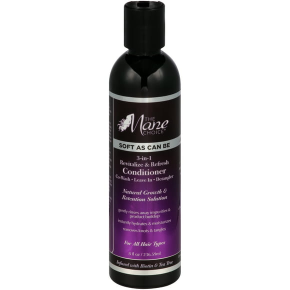 The Mane Choice Soft as Can Be Revitalize & Refresh 3-in-1 Conditioner 8 fl. oz., Detangler, All Hair Types