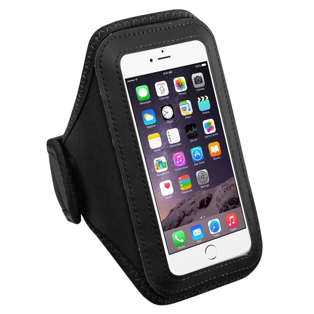 Insten Black Sports Running Jogging Gym Exercise Armband