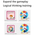 thumbnail image 3 of Cameland Toy Clock For Children Learning Wooden Teaching Clock Set Big Mini Wooden Clock Portable Exercise Watches For Learning Children Educational Teaching Clock, 3 of 8