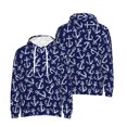 thumbnail image 7 of Naval Anchor Hoodie Men Unisex 3d Fleece Hooded Sweatshirt Medium, 7 of 7
