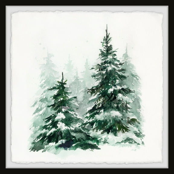 Marmont Hill Into the Winter Woods Framed Painting Print