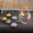thumbnail image 2 of 1.7 Inch Floating Candles Small Floating Candles Mini Folding Candles Silver Floating Round Candle for Pool,Weddings, Parties, Special Occasions(Set of 12,Silver) Gold, 2 of 2