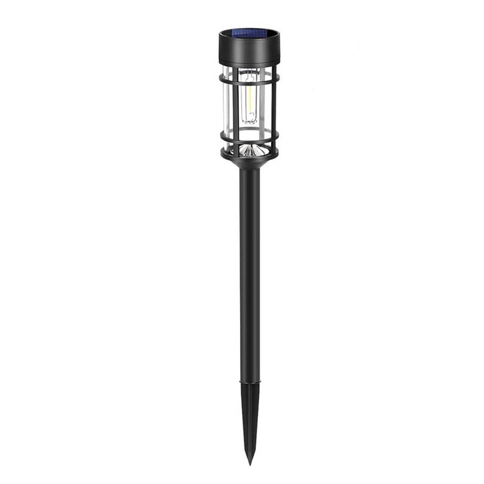 Iumwxz solar lights outdoor Solar Outdoor Lighting Tungsten Street Lamp Courtyard Garden Ground Insertion Lamp Household Light garden lights patio lights Stainless steel hometrends