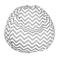 thumbnail image 1 of Petit Haricot Classique Gris à Chevrons, 1 of 5