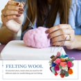 thumbnail image 4 of 36 colores Fibra de lana Hilo de lana Hilo de lana para fieltrar con aguja Bricolaje a mano, 4 of 5