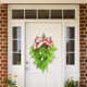 thumbnail image 3 of Guirnalda de de Navidad de invierno, guirnalda de botín de puerta artificial para colgar en la pared, corona de puerta de Navidad para fiesta con pelota Gloria Guirnalda para colgar en la puerta, 3 of 7