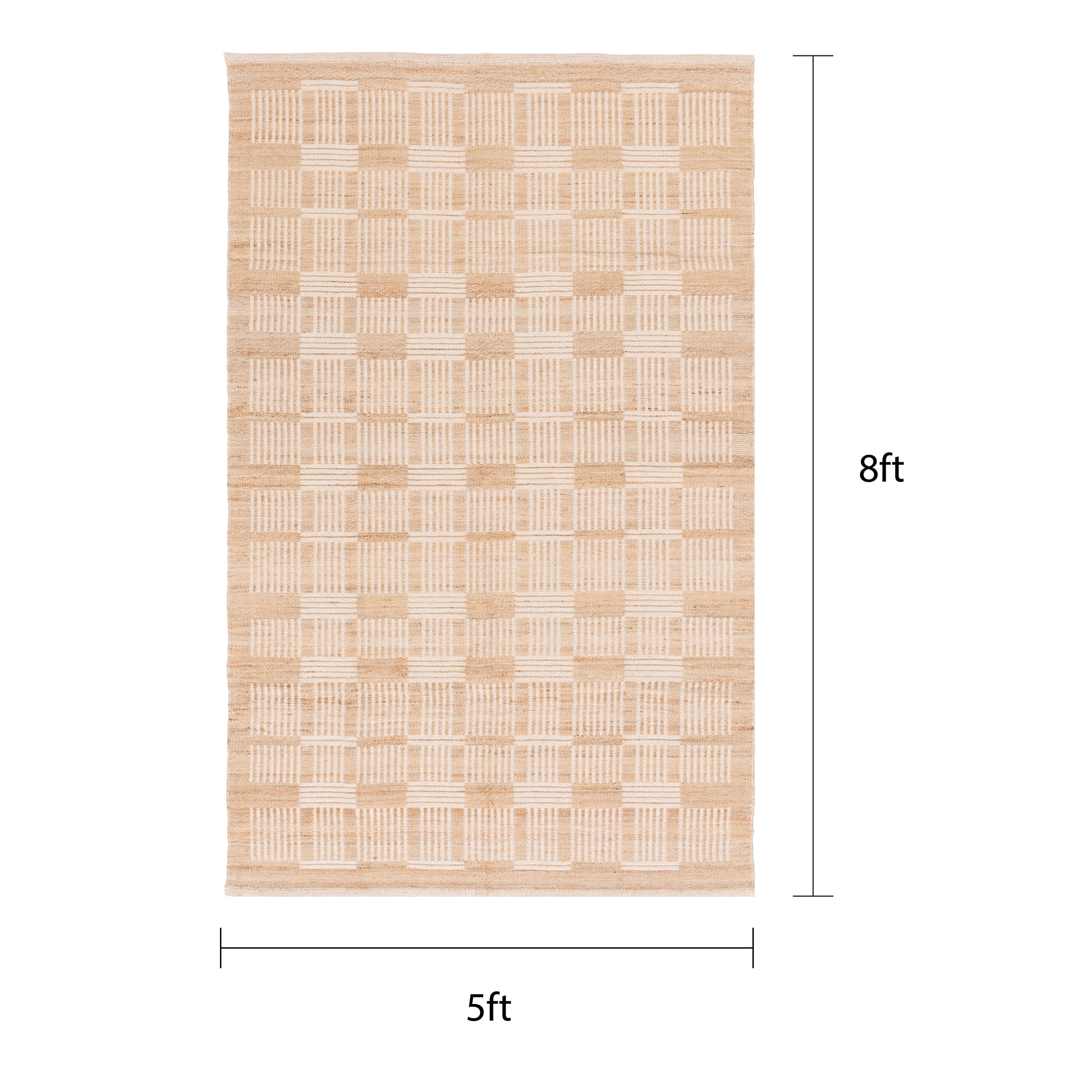 Better Homes & Gardens Natural Emily Area Rug, 5'x8'