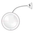 thumbnail image 1 of 10X Large LED Light Makeup Mirror Lamp Magnifier Battery Portable Vanity Glass Mini Miroir Bathroom Cosmetic Bath Suction Cup ,Widely Use, 1 of 4