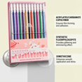 thumbnail image 5 of 12 Color Glitter Gel Pens – Metal Flash Coloring Pen Set for Adults, Smooth Drawing & Journaling Pens, Halloween Gifts & Stationery Supplies, 5 of 7