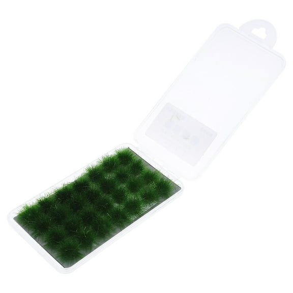 Greenadscape Model Grass Mat Artificial Grass Durable Green Rectangular 1Pcs 4.3X2.6In