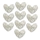 thumbnail image 3 of 10 bolas de mimbre con forma de corazón para decorar jarrones y adornos navideños. Blanco, 3 of 9