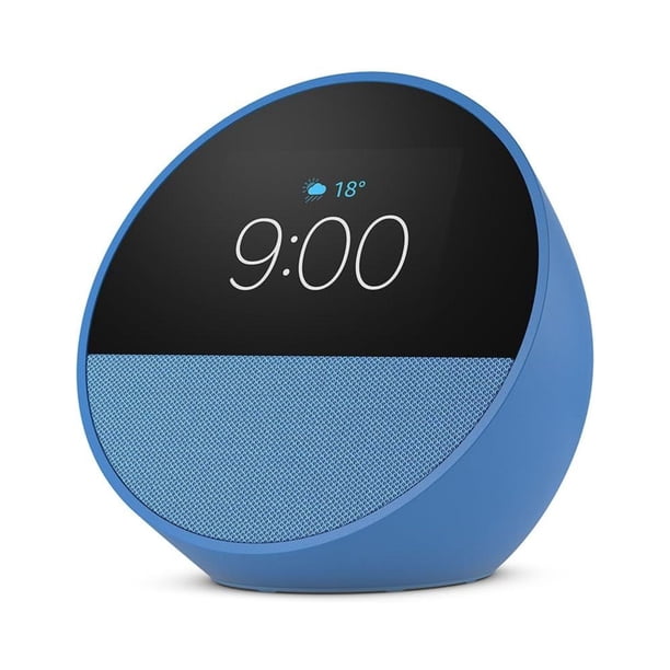 Bocina Inteligente Alexa Echo Spot Azul con Pantalla Táctil Bluetooth