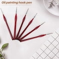 thumbnail image 3 of 6-Piece Fine Paintbrushes - Detail Paint Brush Set - For Acrylic, Watercolor, Oil, 3 of 5