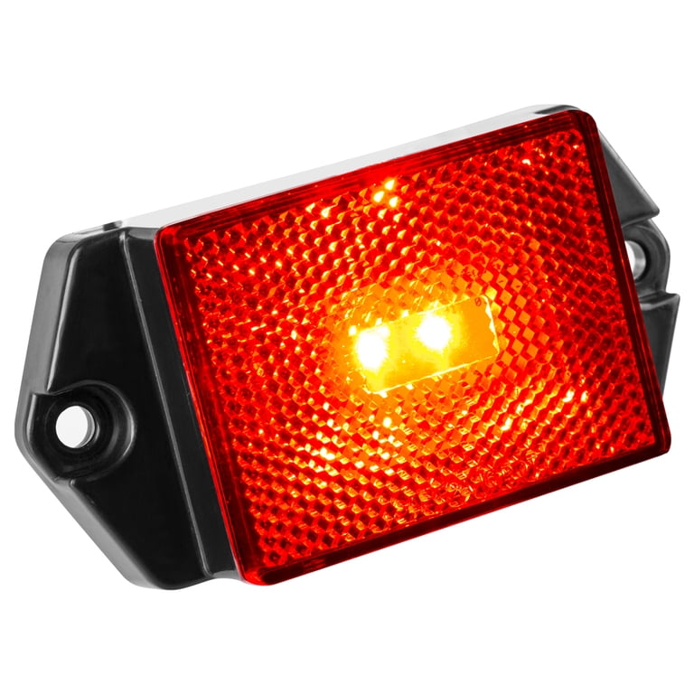 Lumitronics LED Marker Light - Red Lens, Clearance/Reflector Light With Ear Mount For RVs & Trailers