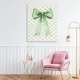 thumbnail image 3 of Stupell Industries Glam Green Bow on Rose Quilt Pattern Canvas Art, 24 x 30, by Petals Prints Design, 3 of 7