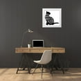 thumbnail image 3 of LightBoxJournal 15x15 White Modern Wood Framed Museum Art Print Titled - RescueCat 07, 3 of 4