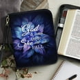 thumbnail image 4 of ZUXONGSY Boho Mandala Print Bible Cover Case for Women God Is Within Her Leather Bible Case with Pen Holder and Shoulder Strap, Portable Bible Carrier Zippered Bible Bag Carrying Organizer Bag, XL, 4 of 7