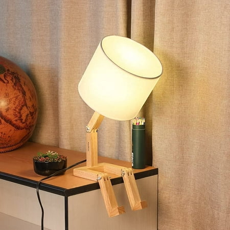 Bedroom Table Lamp Fun Desk Lamps With Wooden Base Unique For Kids Room Living Office Reading Canada Bedroom Table Lamp Fun Desk Lamps, Living Room Table Reading Lamps