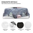 thumbnail image 3 of Rocae Watercolor Winter Landscape For Christmas for Multifunctional Pen Organizer with Zipper Closure, Ideal for Tools, Gadgets, Cosmetics, Stationary,Travel Accessary, 3 of 5