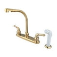 thumbnail image 5 of Kingston Brass KB754  Magellan 8\" High Arch Kitchen Faucet With Sprayer, 5 of 7