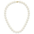 thumbnail image 4 of Primal Gold 14 Karat Yellow Gold 11-12mm White Near Round Freshwater Cultured Pearl Necklace, 4 of 4