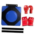 thumbnail image 2 of Almohadilla para golpear con objetivo de pared para boxeo, objetivo de reacción cuadrado para niños y adultos, saco de boxeo para entrenamiento en cas 2Par Guantes L Azul, 2 of 8
