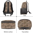 thumbnail image 6 of Pzuqiu Camo Brown Bow Kids Backpack 17 Inch for Ages 6-18 Boys Girls Elementary Middle High School Students Large Capacity Breathable Schoolbag for Back to School Travel, 6 of 7