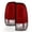 Chrome Red Lens, variant on AKKON - For 1997-2003 Ford F150 99-07 F250 F350 F450 F550 SuperDuty LED Tube Black Tail Brake Lamps Left Right Side Pair