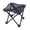 Black, variant on Portable Folding Stool for Camping, Mesh Seat with Stainless Steel Frame for Outdoor Fishing Hiking Travel