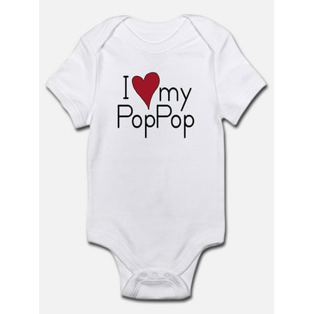 

CafePress - I Love My Poppop Infant Creeper - Baby Light Bodysuit