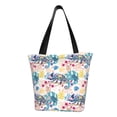 thumbnail image 1 of Fotbe Colorful Chameleons Bolsa de Playa con Estampado, Bolsa de Hombro, Bolsa de Mano Espaciosa, Bolsa de Viaje Ligera, Bolsa de Compras Versátil, 1 of 6