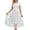 White, variant on Arlun Womens Floral Midi Skirts High Waisted A Line Cute Layered Mesh Pleated Skirt Lightweight Swing Flowy Knee Length Casual Skirts White One Size
