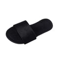 thumbnail image 4 of Slippers for Women,Men's And Summer Indoor Non Leisure Bathroom Soft Soled Slippers,Womens Slippers,Black,5.5, 4 of 9