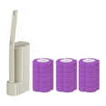 thumbnail image 2 of Kit de cepillo de inodoro con varilla para inodoro, sistema de limpieza de inodoro montado en la pared Sabor a lavanda, 2 of 9