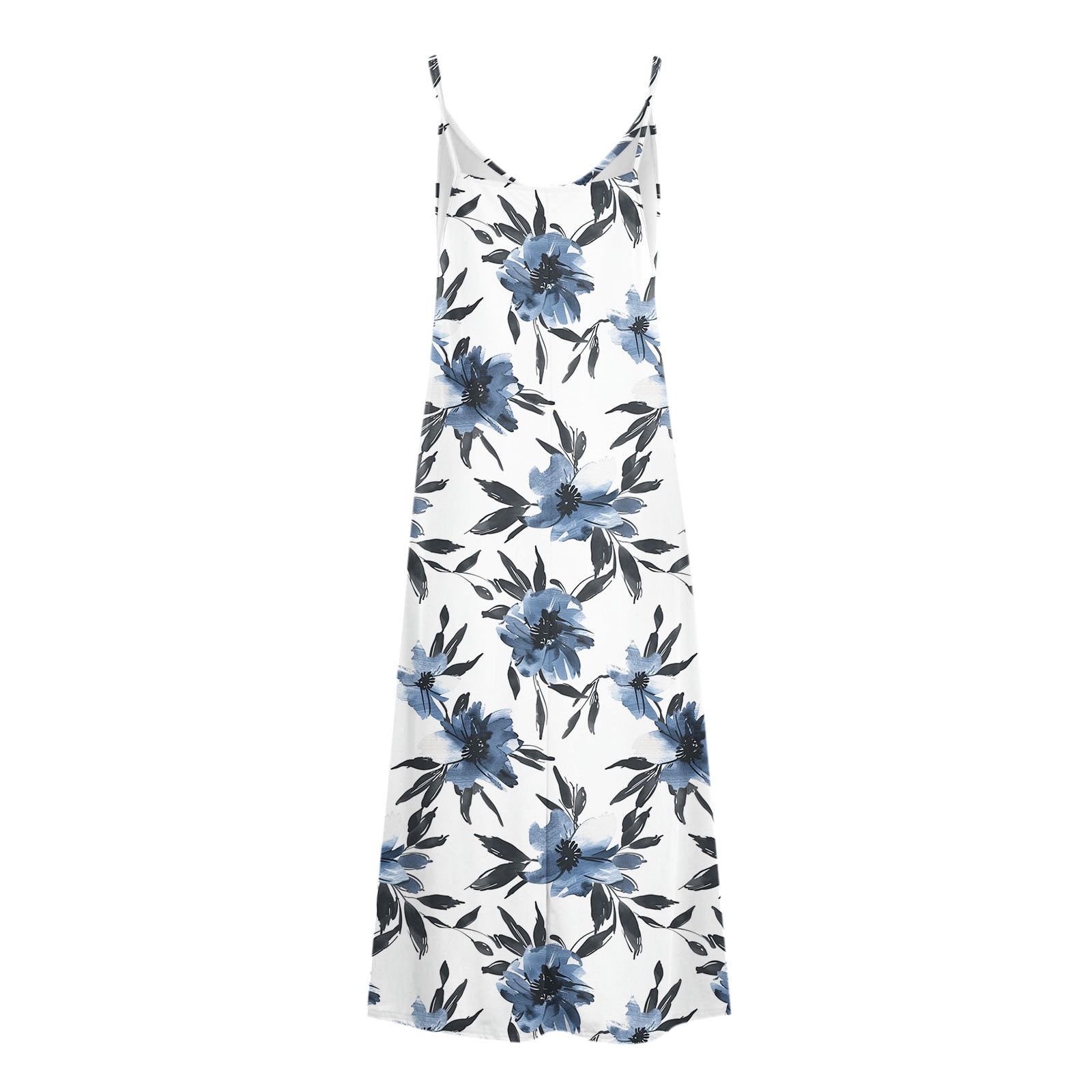 パーティードレス Endangered Flower Print Sleeveless Dress Summer Savings Clearance! Titcea Summer Dresses for Women