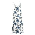 thumbnail image 5 of GERsome Women's Summer Dresses Beach Casual Sleeveless Floral Print Tank Loose Sundress Casual Boho Tank Dress, 5 of 5