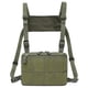 thumbnail image 1 of Mochila Portátil Riñonera ajustable en el pecho, bandolera cruzada de Hip Hop (verde militar), 1 of 4
