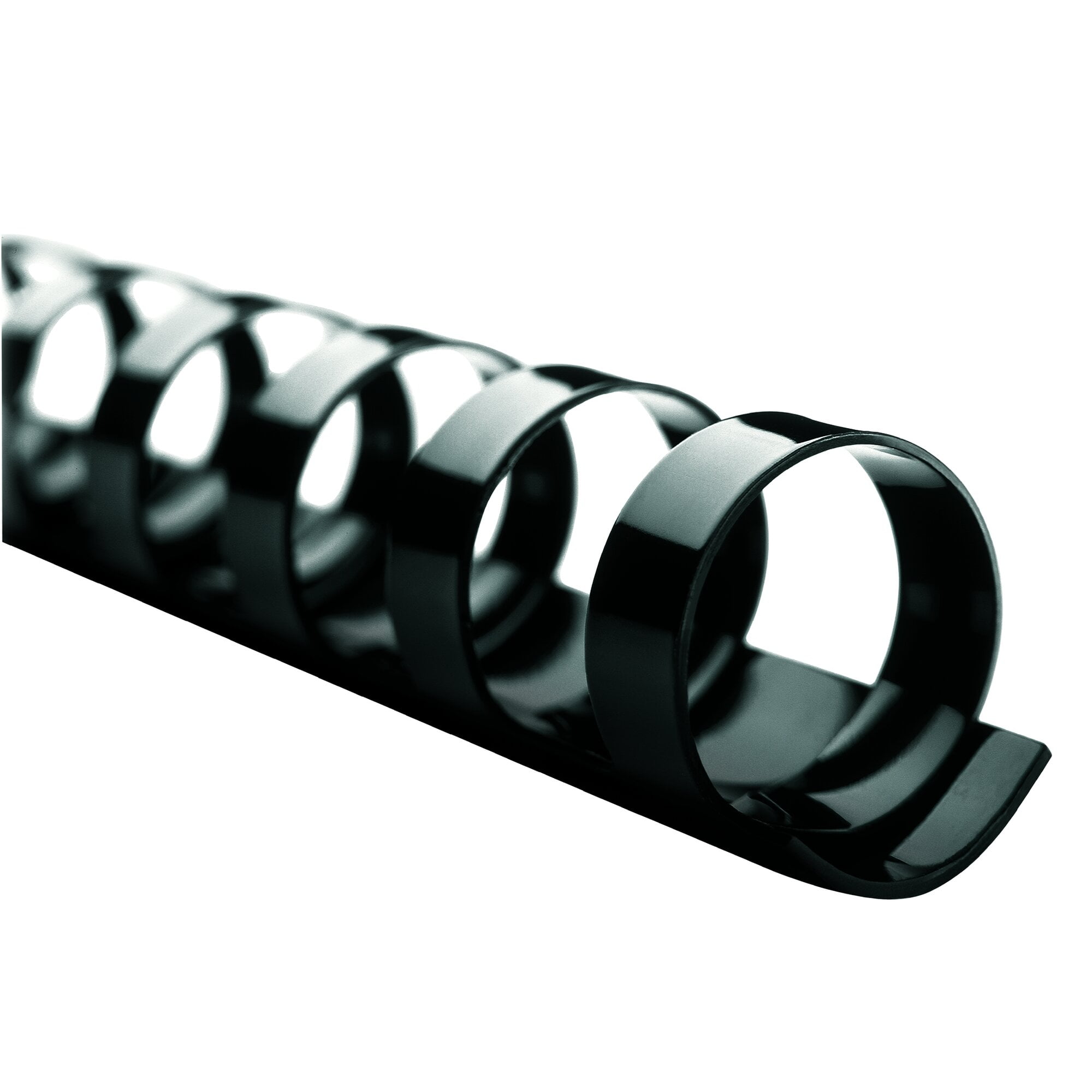 GBC CombBind Binding Spines 12 Black 25 Pack - Binding Spines