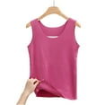 thumbnail image 4 of XuJwPNcy Thermal Tank Top for Women Fleece Lined Warm Sleeveless Shirts Camisole Warm Base Layer Vest for Cold Weather, 4 of 5