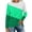 Green, variant on WREESH Womens Fashion Tunic Top V Neck Color Block Pullover Top Regular Fit Long Sleeve Tops Round-Neck Top Green