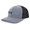 Heather Grey/Black, variant on Mens Father's Day Funny Humorous Only Dads Mens Embroidered Mesh Back Trucker Hat-Heather Grey/Black