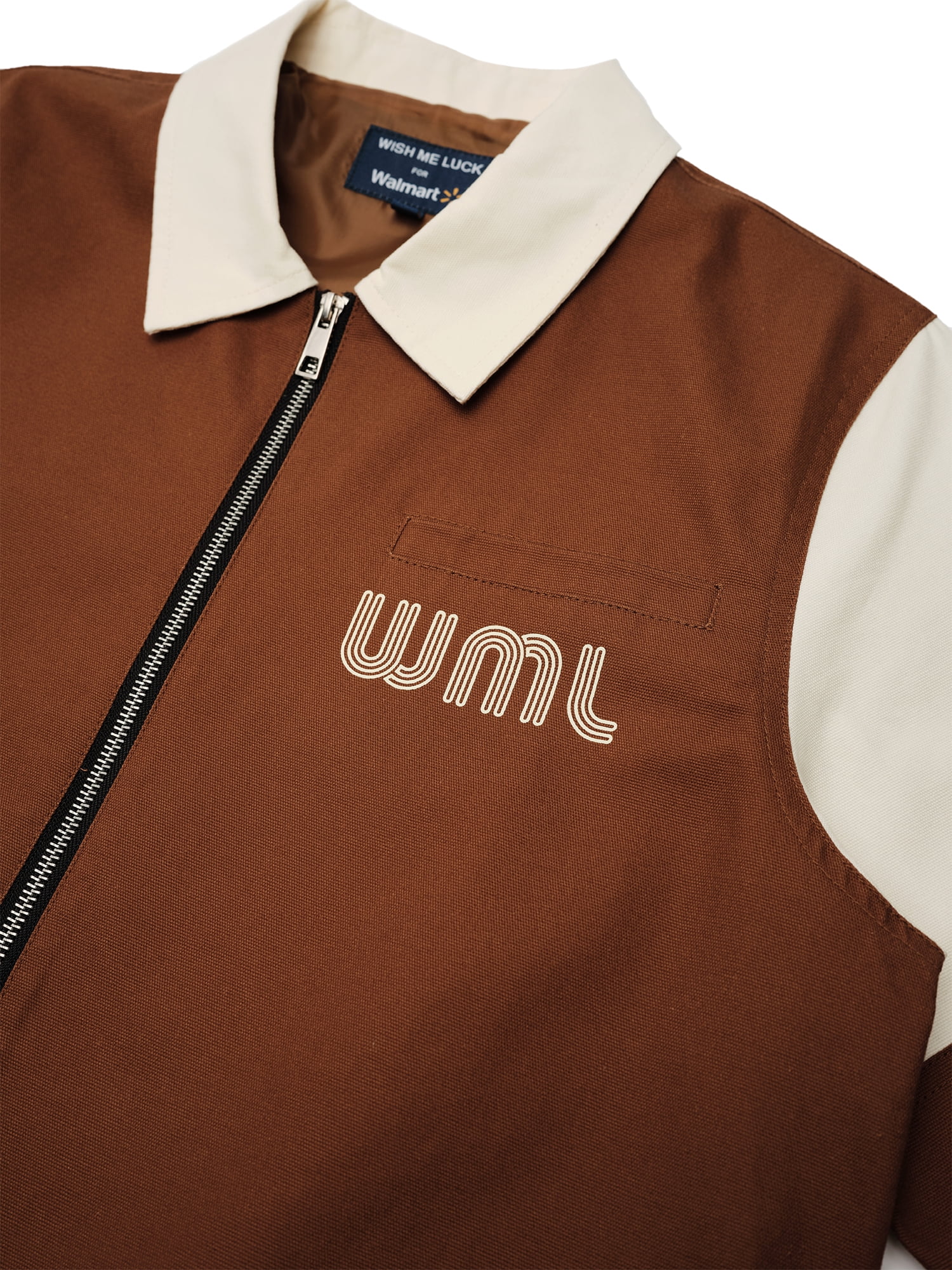 Wish Me Luck Men's Dreamer's Graphic Print Workwear Style Jacket, Sizes S-3XL