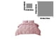 thumbnail image 3 of Set de fundas para colchas de color liso de 3 piezas con fundas de almohada para cama king, juego de ropa de cama de poliéster suave para dormir cómodamente, 3 of 6